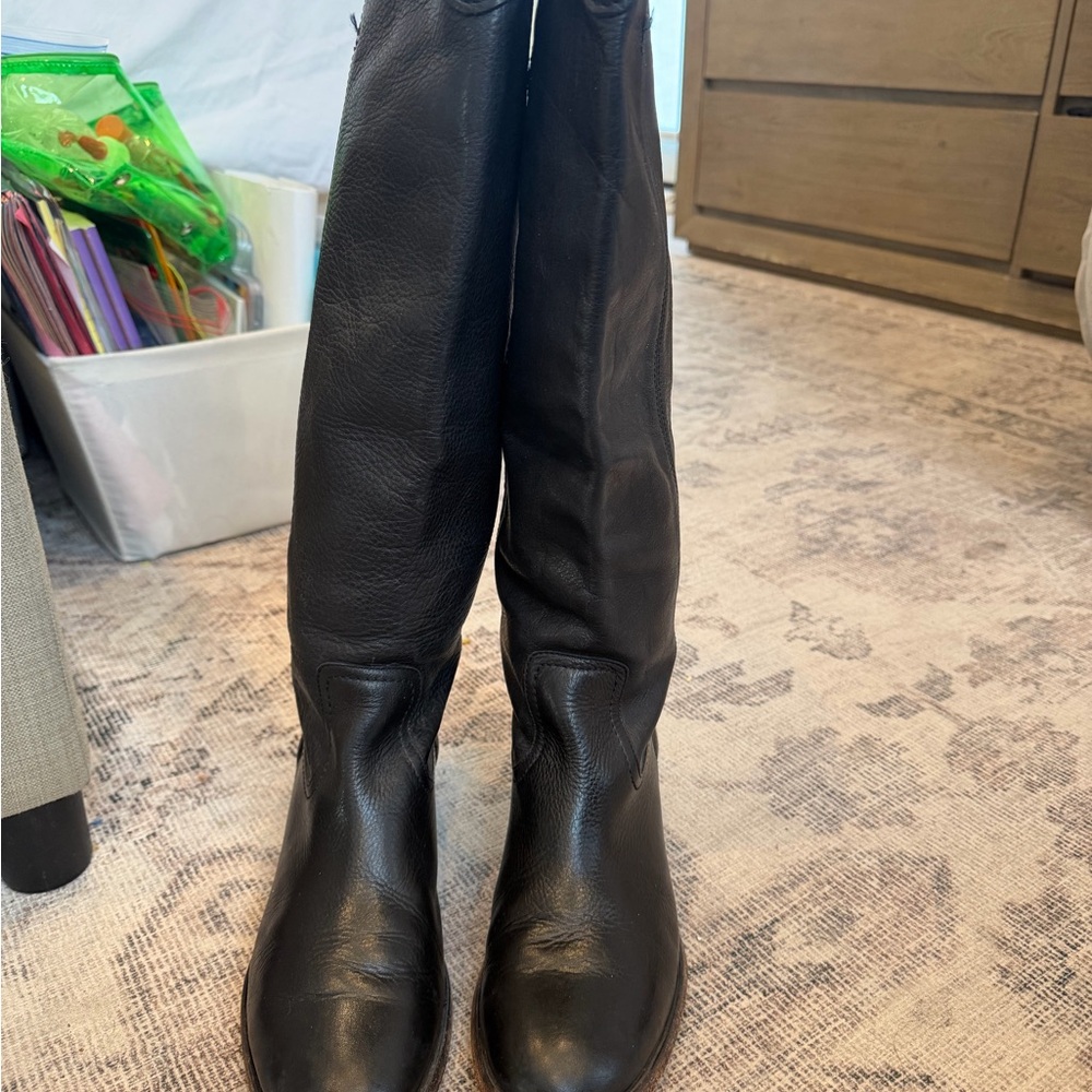 Frye Women's Cara Roper Tall Boots size 9 Black - Picture 4 of 15